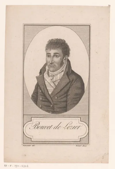 Portret van Jean-Baptiste Charles Bouvet de Lozier