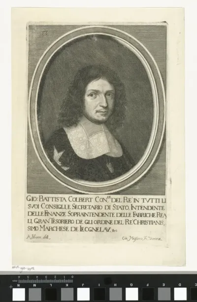 Portret van Jean-Baptiste Colbert