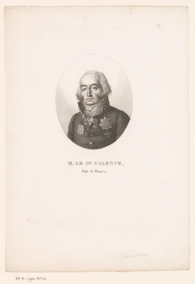 Portret van Jean-Baptiste Cyrus de Timbrune de Thiembronne