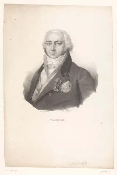 Portret van Jean-Baptiste Cyrus de Timbrune de Thiembronne