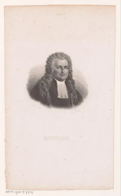 Portret van Jean-Baptiste de Montyon