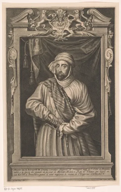 Portret van Jean Baptiste de Tassis