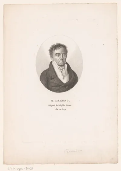 Portret van Jean-Baptiste Delong
