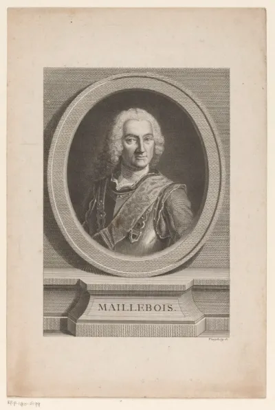 Portret van Jean-Baptiste Desmarets de Maillebois