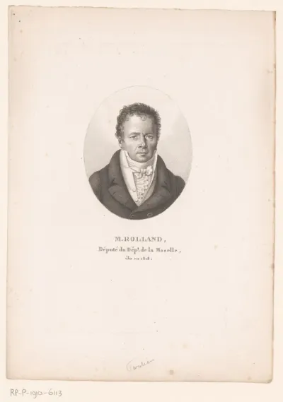 Portret van Jean-Baptiste Dominique Rolland