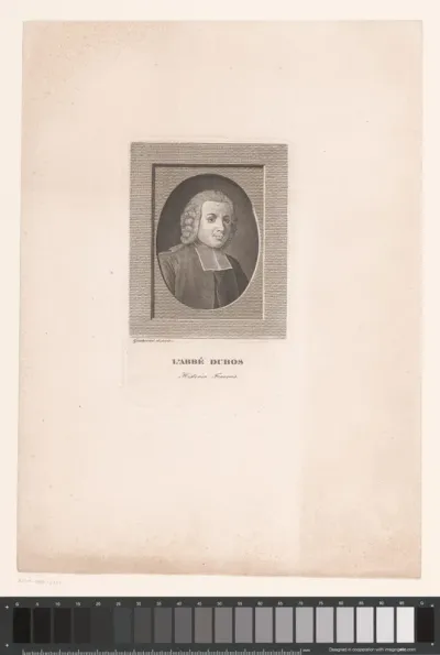 Portret van Jean-Baptiste Dubos