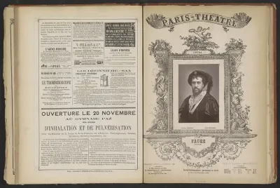 Portret van Jean-Baptiste Faure als Hamlet