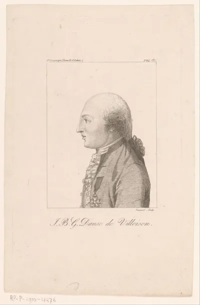 Portret van Jean-Baptiste-Gaspard d'Ansse de Villoison