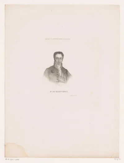 Portret van Jean Baptiste Gay, viscomte de Martignac