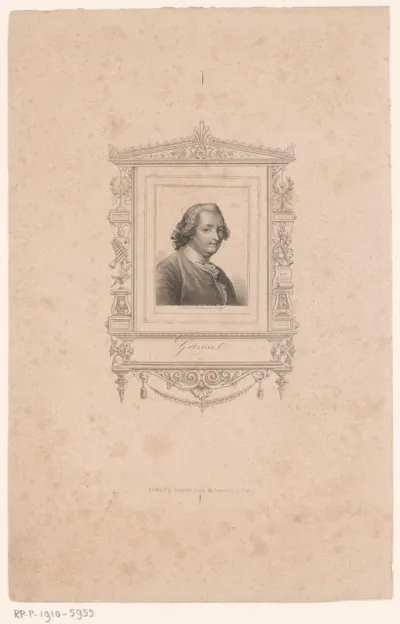 Portret van Jean-Baptiste Gresset