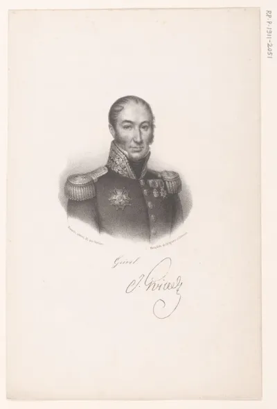 Portret van Jean-Baptiste Grivel