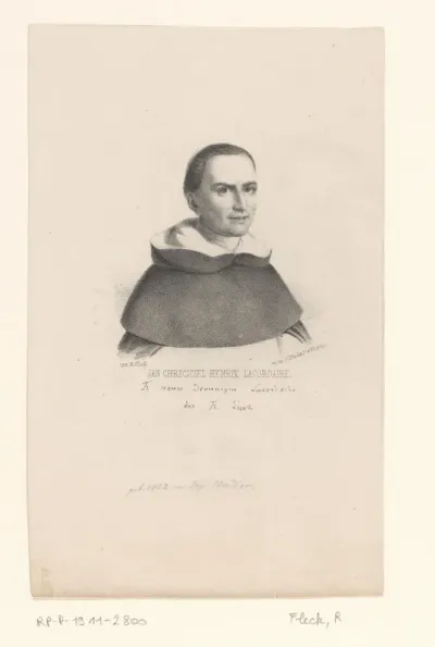 Portret van Jean-Baptiste Henri Lacordaire