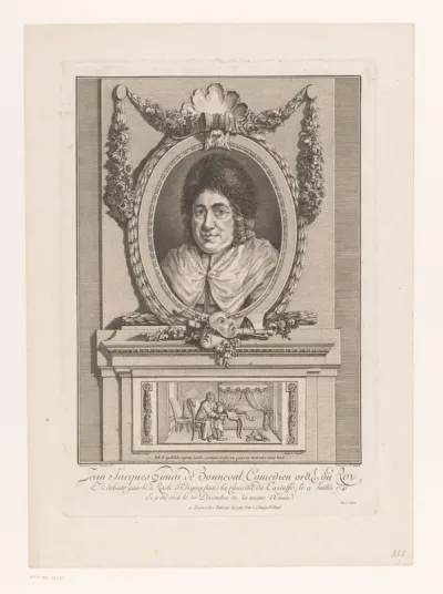 Portret van Jean-Baptiste Jacques Gimat de Bonneval