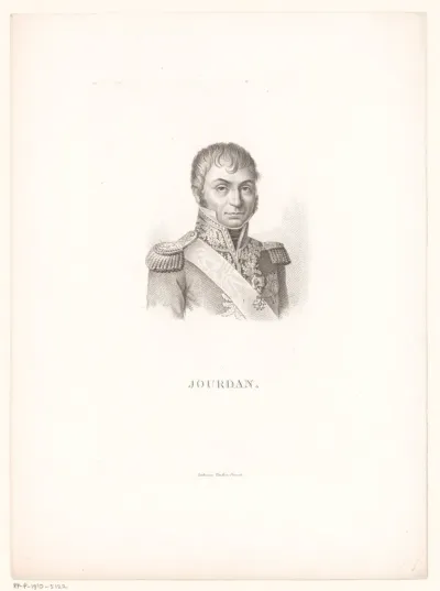 Portret van Jean-Baptiste Jourdan