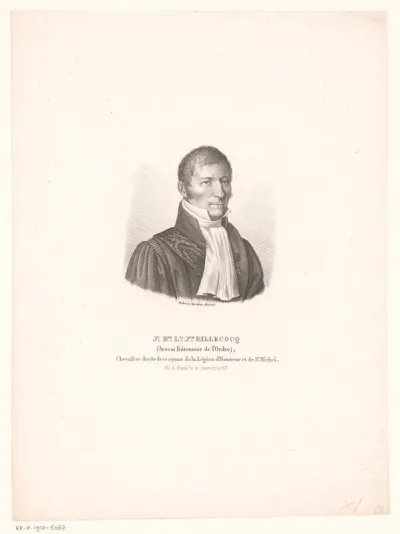 Portret van Jean Baptiste Louis Joseph Billecocq