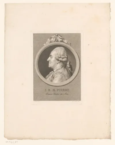 Portret van Jean Baptiste Marie Pierre