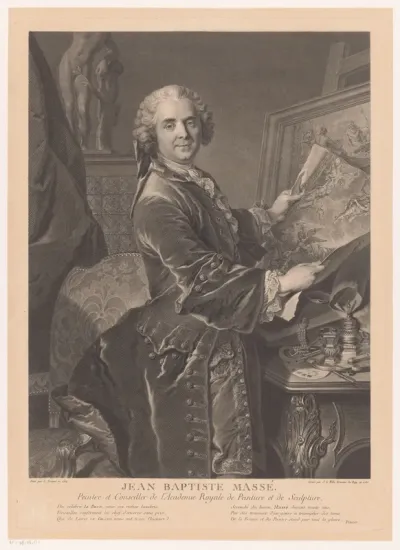 Portret van Jean-Baptiste Massé