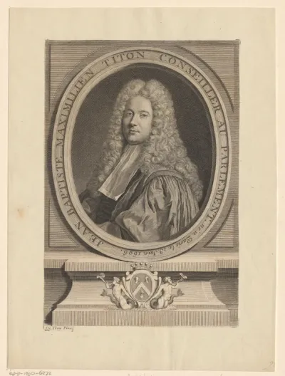 Portret van Jean-Baptiste Maximilien Titon