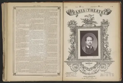 Portret van Jean Baptiste Prosper Bressant