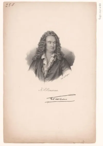 Portret van Jean-Baptiste Rousseau