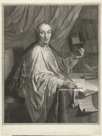 Portret van Jean-Baptiste Santeuil