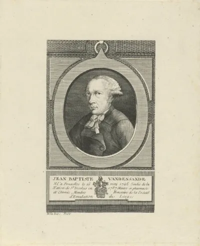 Portret van Jean Baptiste van den Sande
