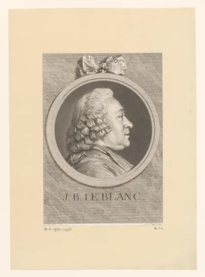 Portret van Jean-Bernard Le Blanc