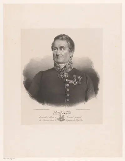 Portret van Jean Casimir de Brunet
