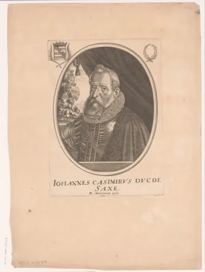 Portret van Jean-Casimir de Saxe-Cobourg