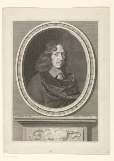 Portret van Jean Chapelain