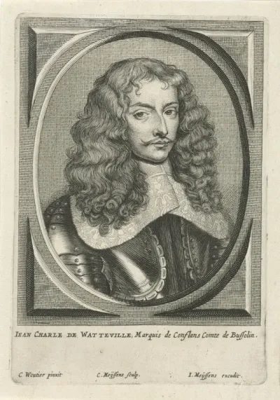 Portret van Jean Charles de Watteville