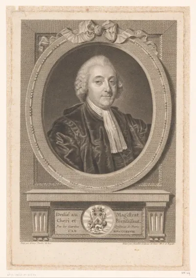 Portret van Jean-Charles-Pierre Lenoir