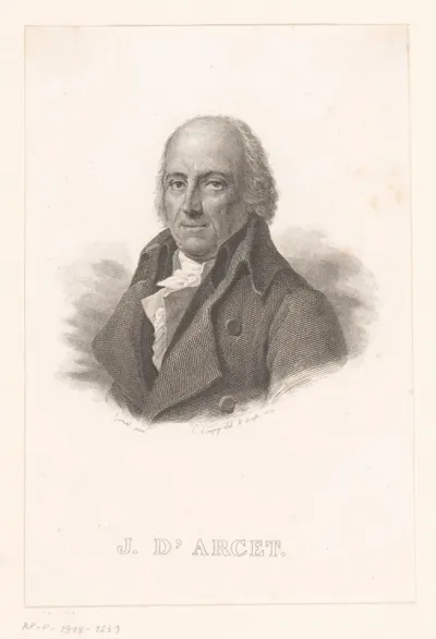 Portret van Jean d'Arcet