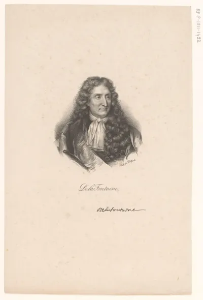 Portret van Jean de La Fontaine