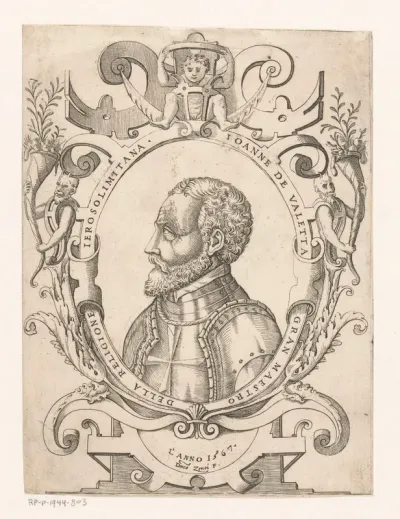 Portret van Jean de la Valette, grootmeester van de Orde van Malta