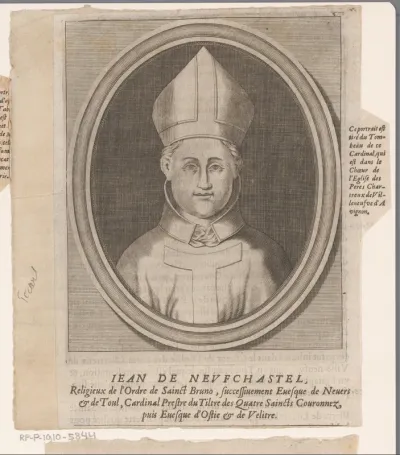 Portret van Jean de Neufchatel