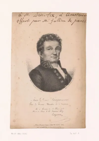 Portret van Jean-Denis Lanjuinais