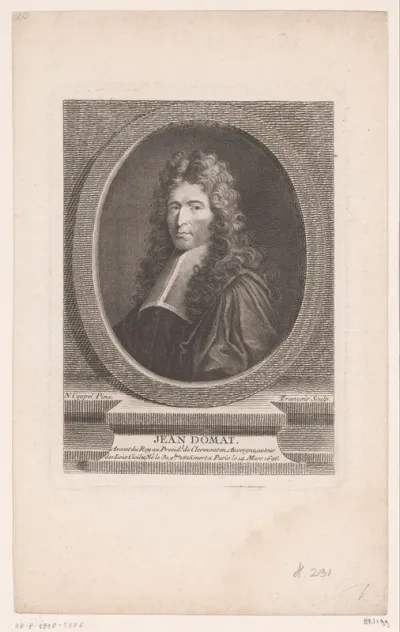 Portret van Jean Domat
