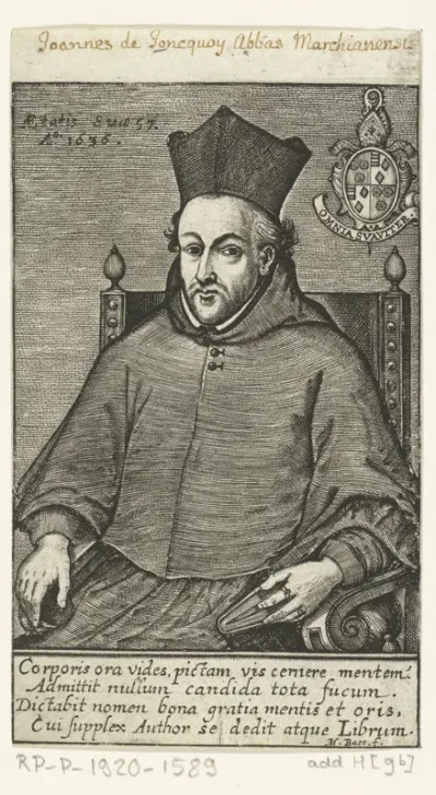 Portret van Jean du Joncquoy op 57-jarige leeftijd