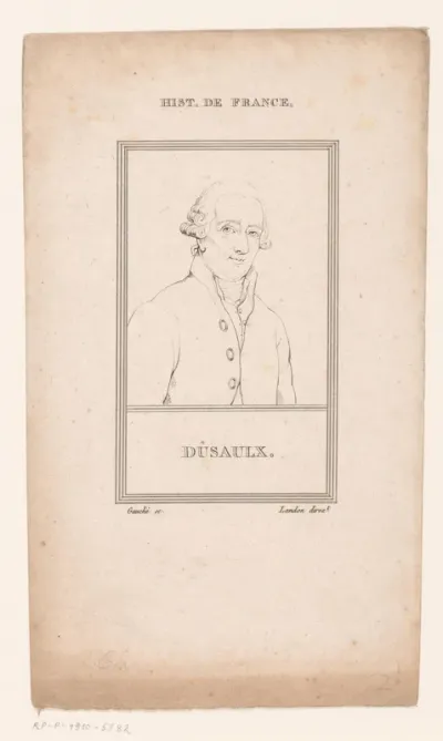 Portret van Jean Dussaulx