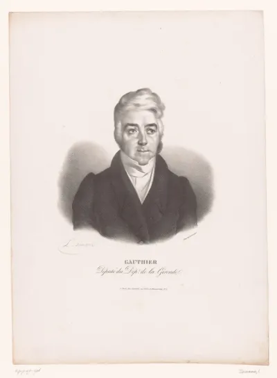 Portret van Jean-Élie Gautier