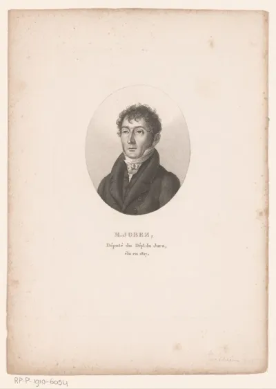 Portret van Jean Emmanuel Jobez