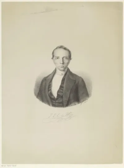 Portret van Jean Esaie Christierne de Wijs