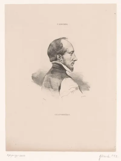 Portret van Jean-Étienne Chaponnière