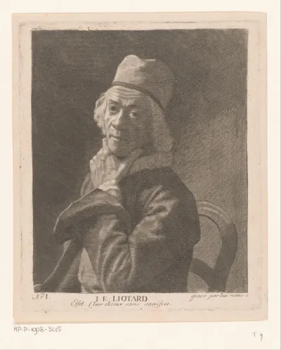 Portret van Jean-Etienne Liotard