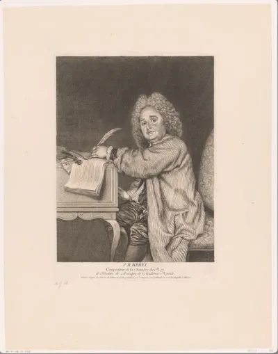 Portret van Jean-Féry Rebel