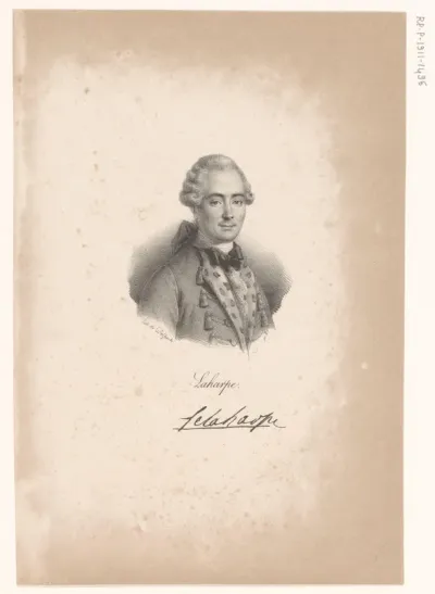 Portret van Jean-François de La Harpe