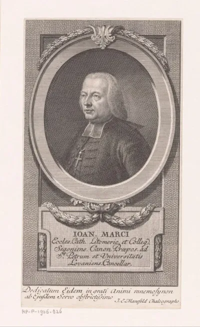 Portret van Jean François de Marci