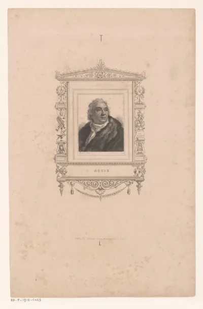 Portret van Jean François Ducis