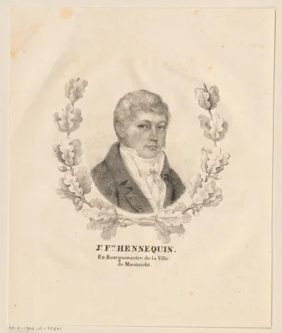 Portret van Jean François Hennequin